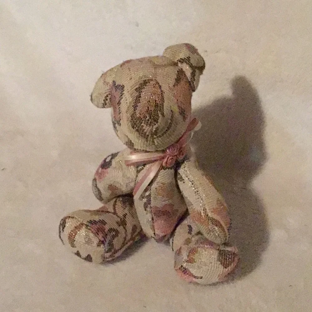 Jointed tapestry teddy